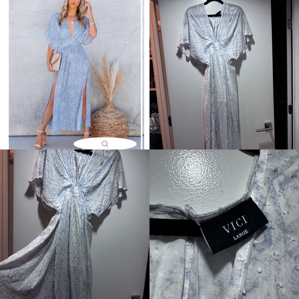 Vici Puffy Maxi Dress